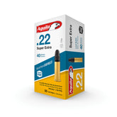 Aguila .22LR Super Extra 40g STD SP 1130FPS- 50 Box