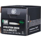 RWS EVOLUTION GREEN BULLETS 6.5MM .264 6G 93GR