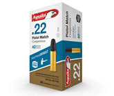 Aguila .22LR Pistol Match 40g STD Lead SP 925FPS- 50 Box