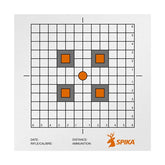 Spika Square Target paper 12in TASP-TG121