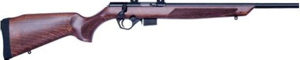 ROSSI 8122M STD BRL 22WMR BA 5RD WOOD STOCK WITH CHEQUERING