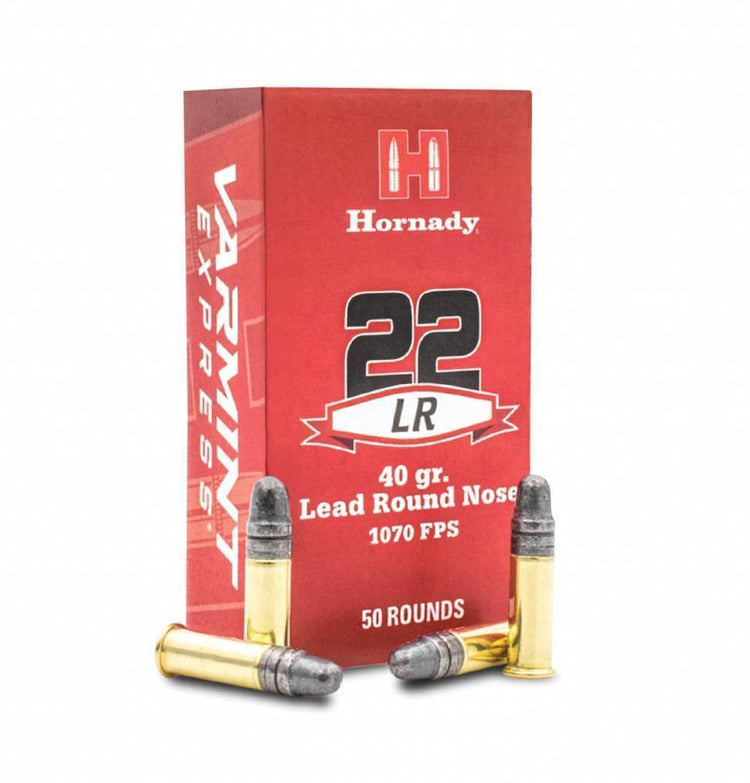 HORNADY 22LR 40GR LEAD ROUND NOSE VARMINT EXPRESS