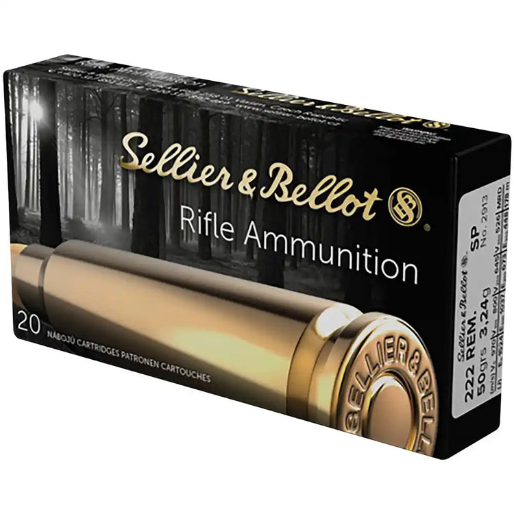 SELLIER &BELLOT 222 REM 50GR SP